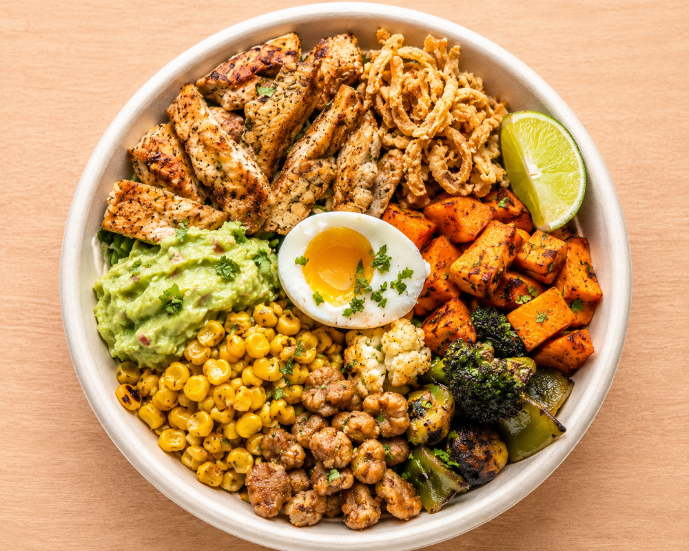 Protein Harvest Bowl at VIVA Astoria