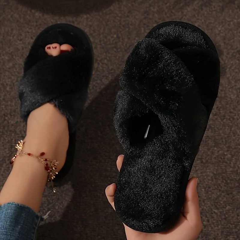 Cross Strap Slippers