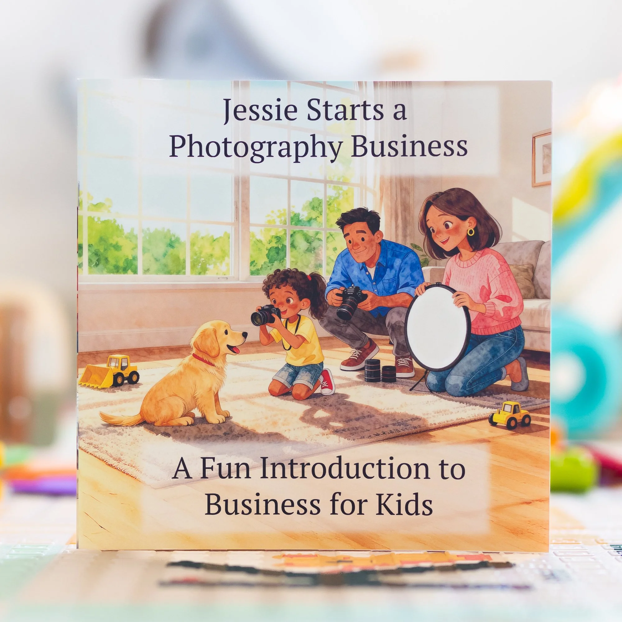 Jessie starts a photography business - book cover