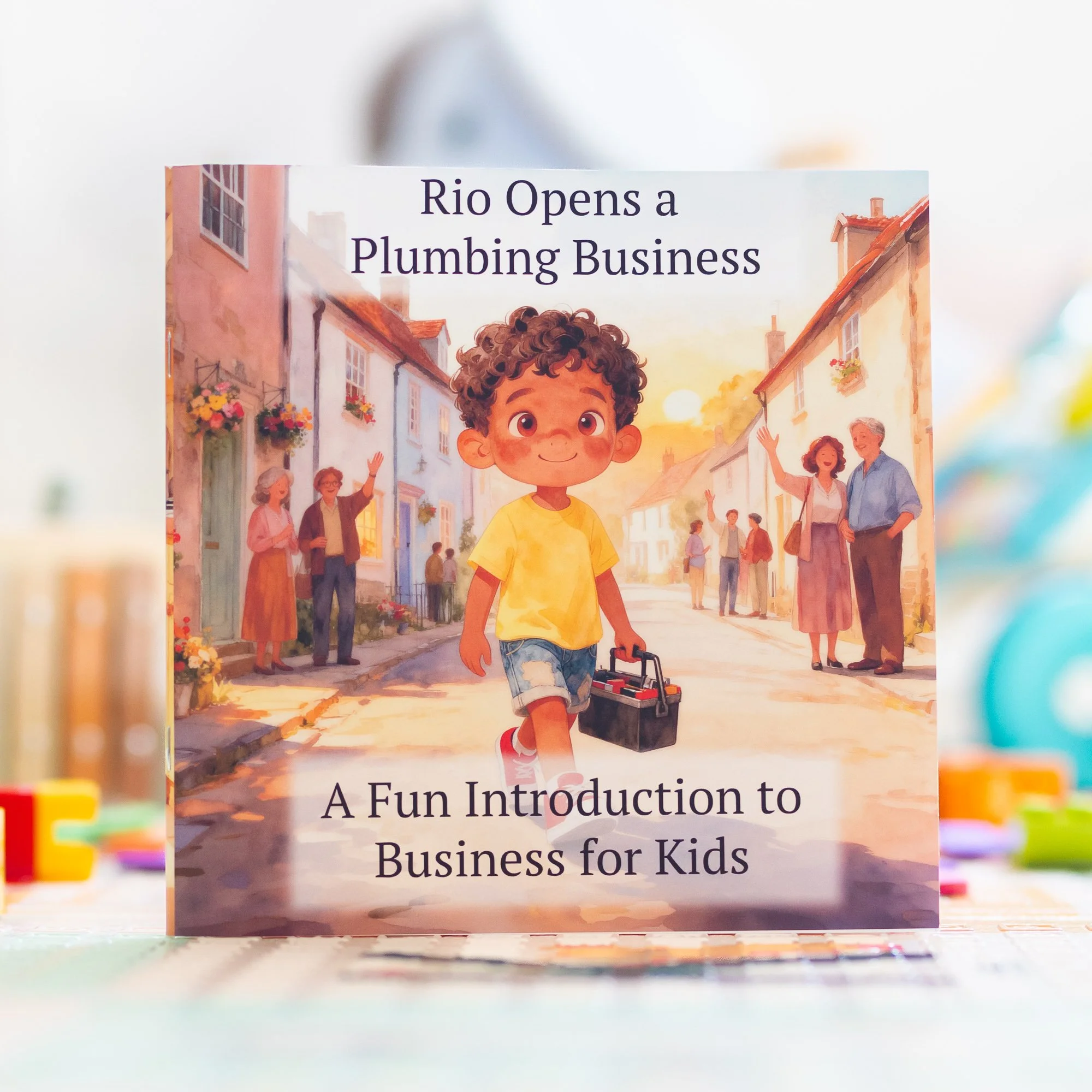 Rio opens a plumbing business - book cover