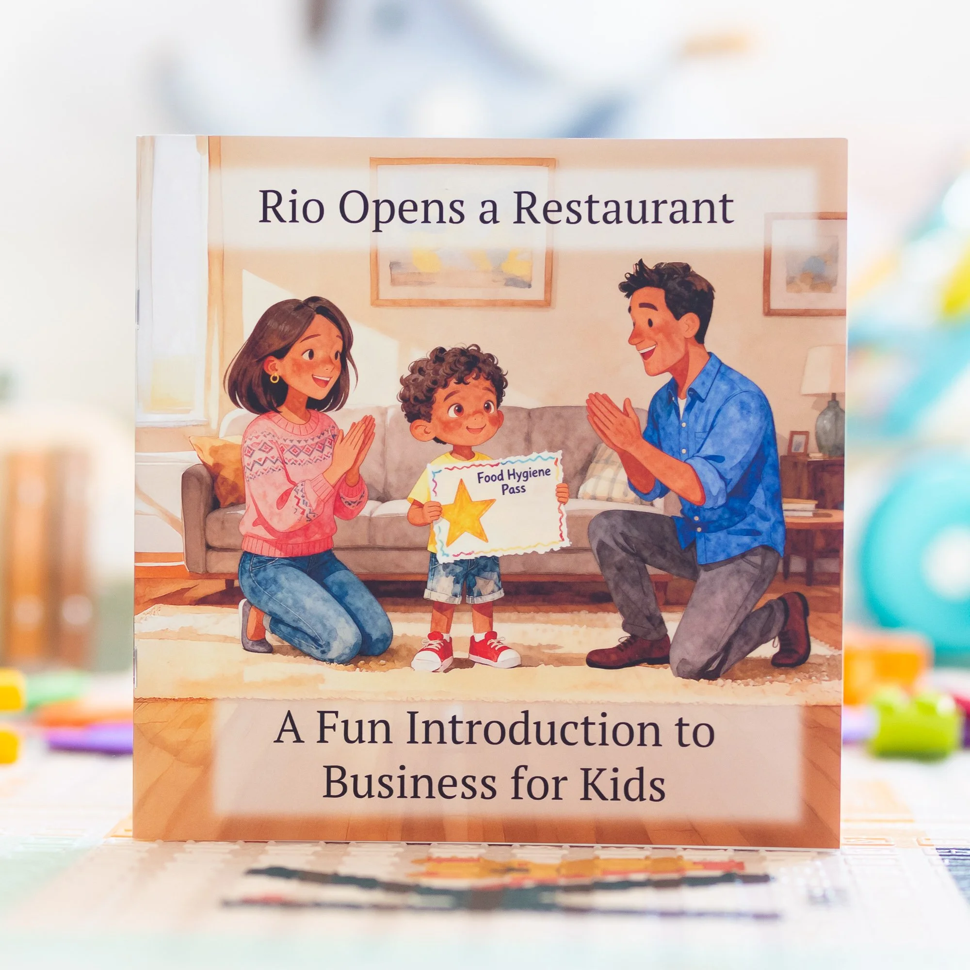 Rio opens a restaurant - book cover