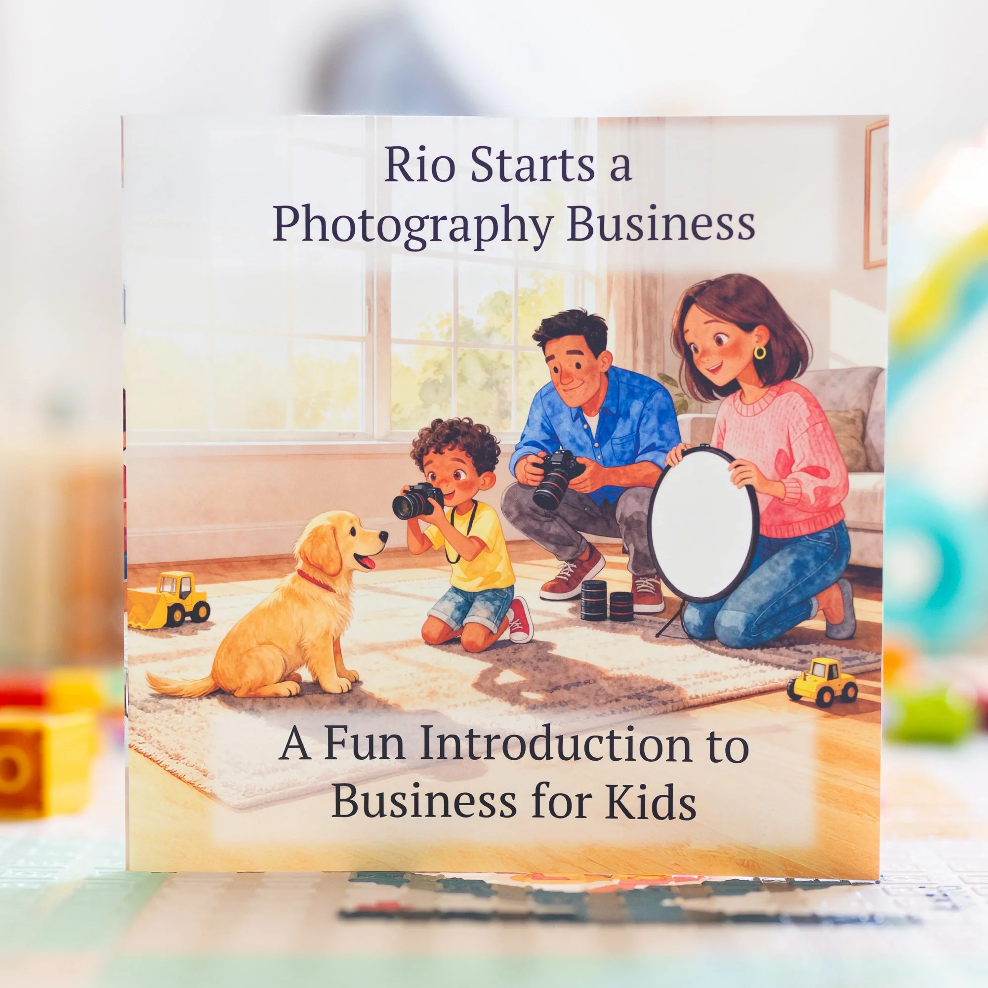Rio starts a photography business - book cover