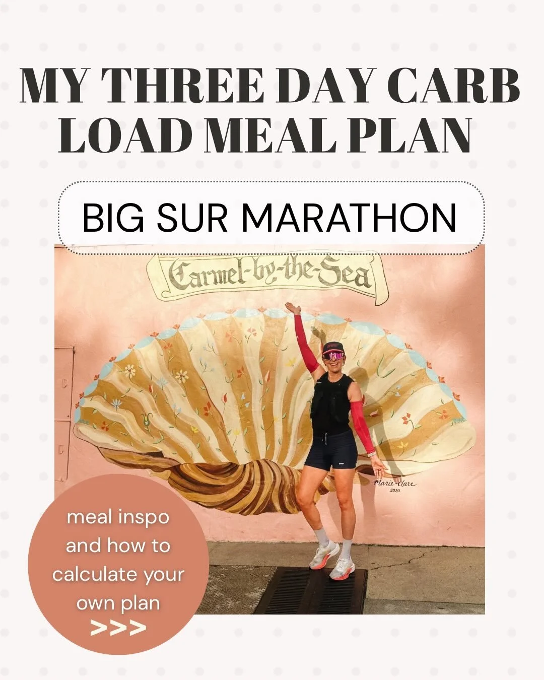 Alright fam! If you&rsquo;re running Big Sur Marathon, your carb load starts next week (Thursday, three days before race day) 💨

If you&rsquo;re feeling confused or overwhelmed on carb loading this post has all the info AND inspo you need to pull th