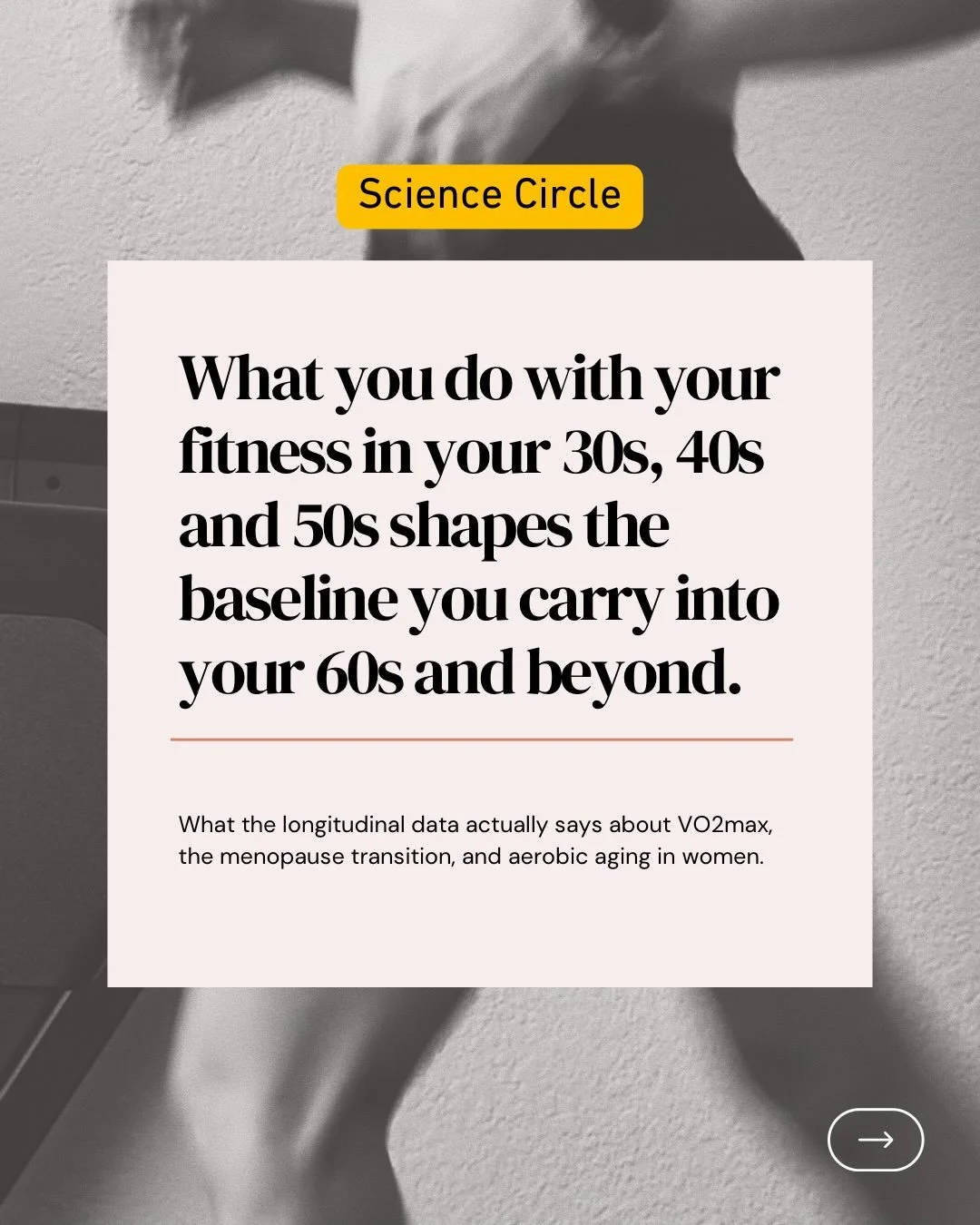 science is cool but here&rsquo;s the tl;dr 🧬

Your aerobic fitness doesn&rsquo;t decline at a steady, predictable rate as you age. It accelerates. What drops 3-6% per decade in your 20s and 30s is dropping at more than 20% per decade by your 70s. 

