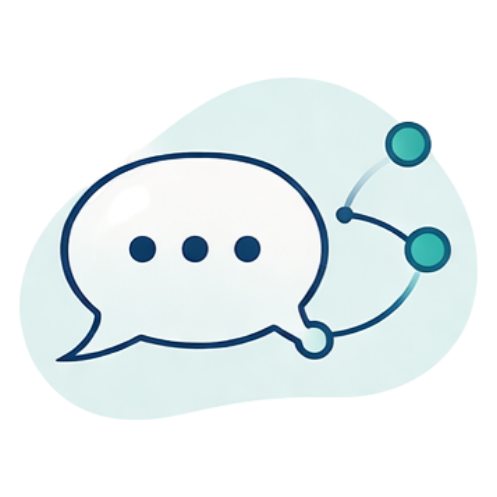 An image of text bubbles