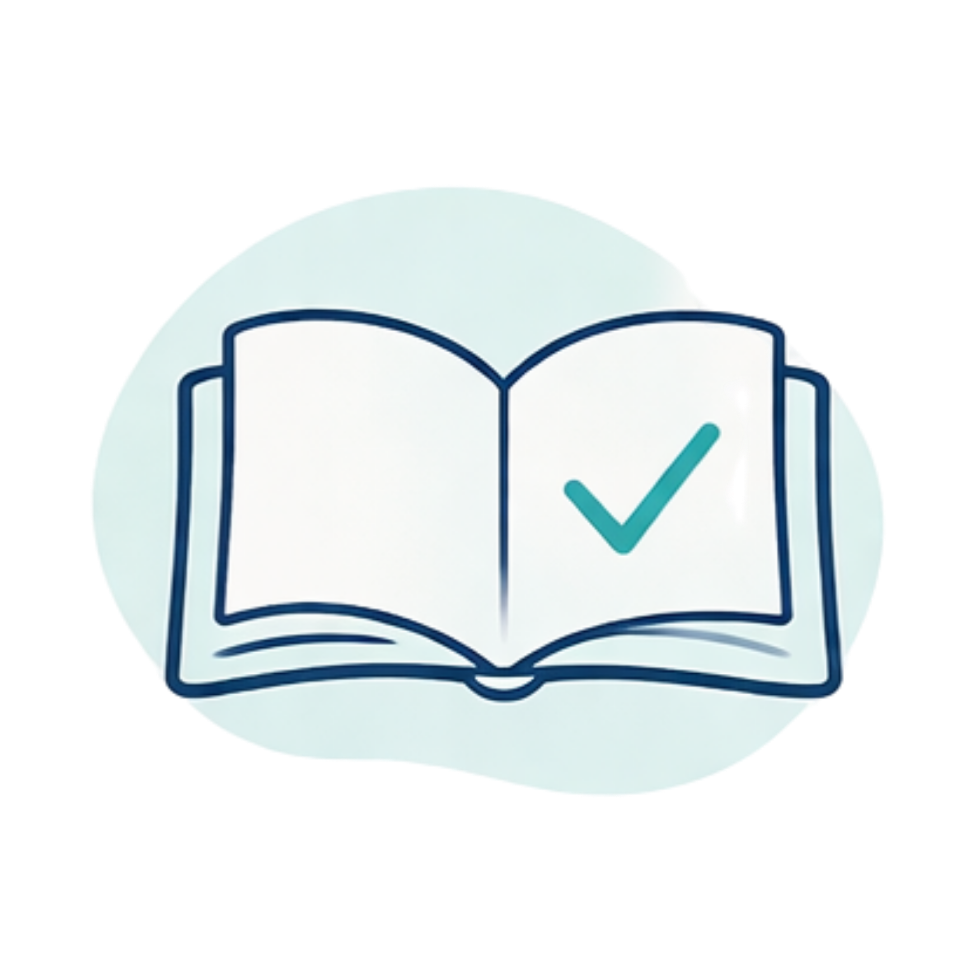 An image of an open school book
