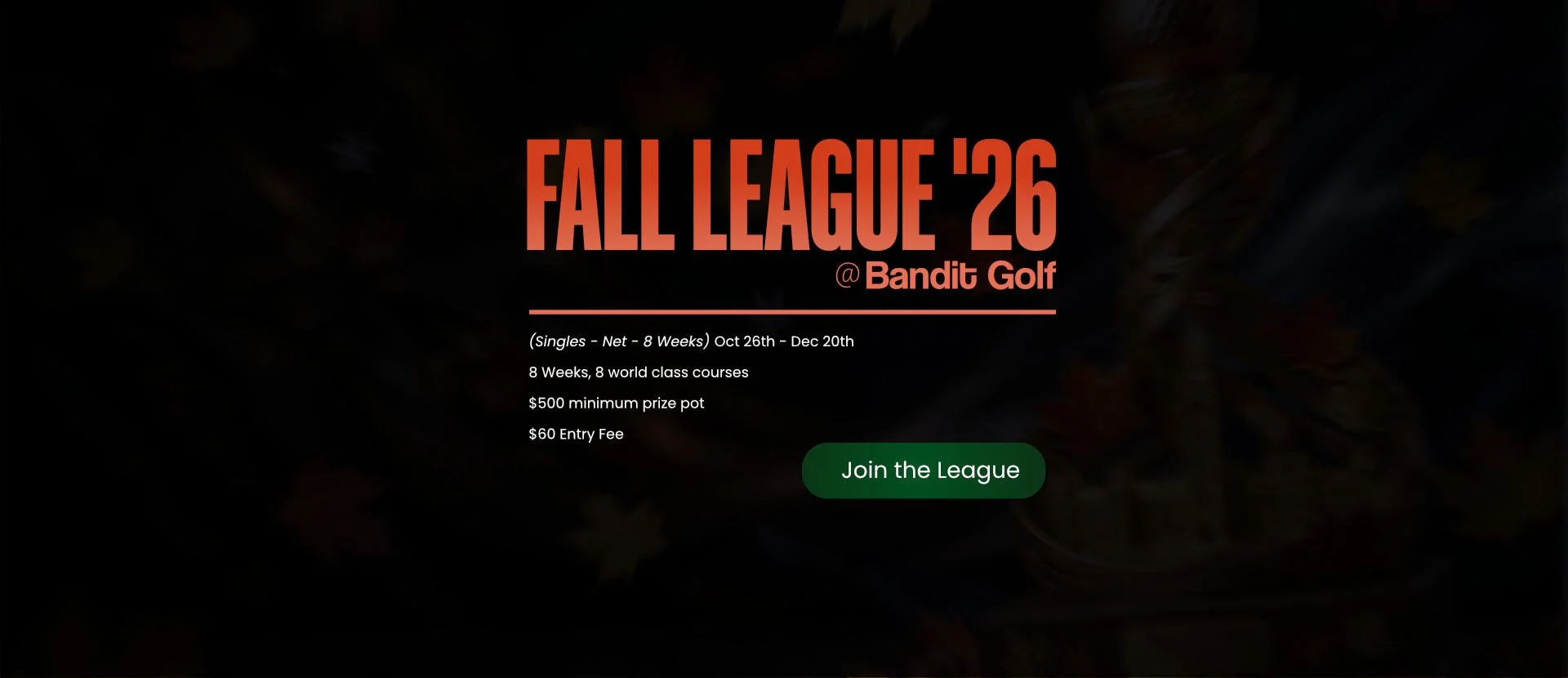 Image showing our fall league offerings