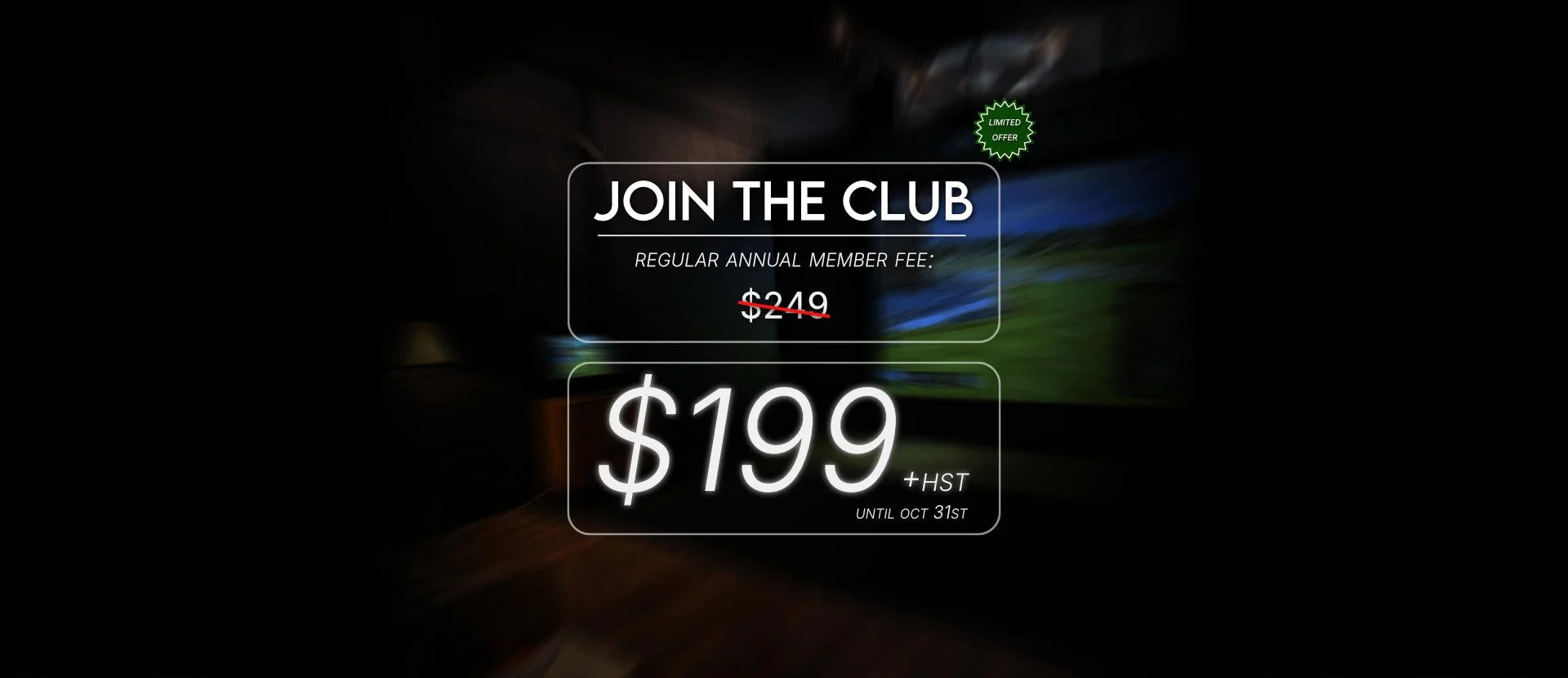 Membership offer