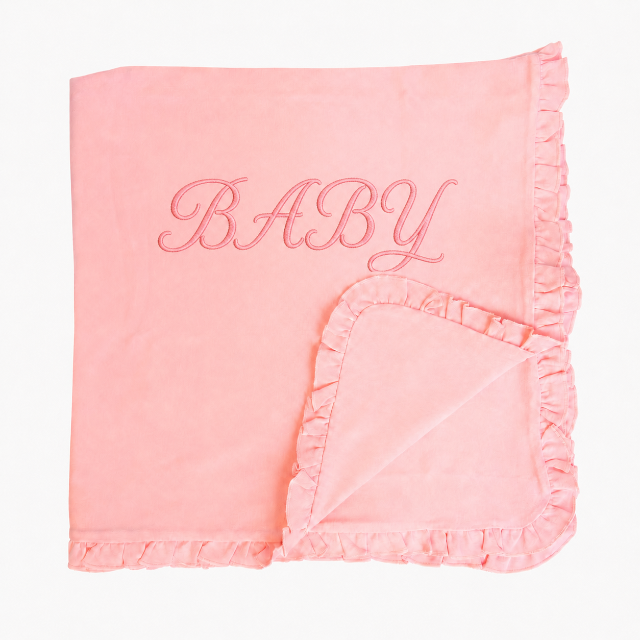 Pink Ruffle Blanket