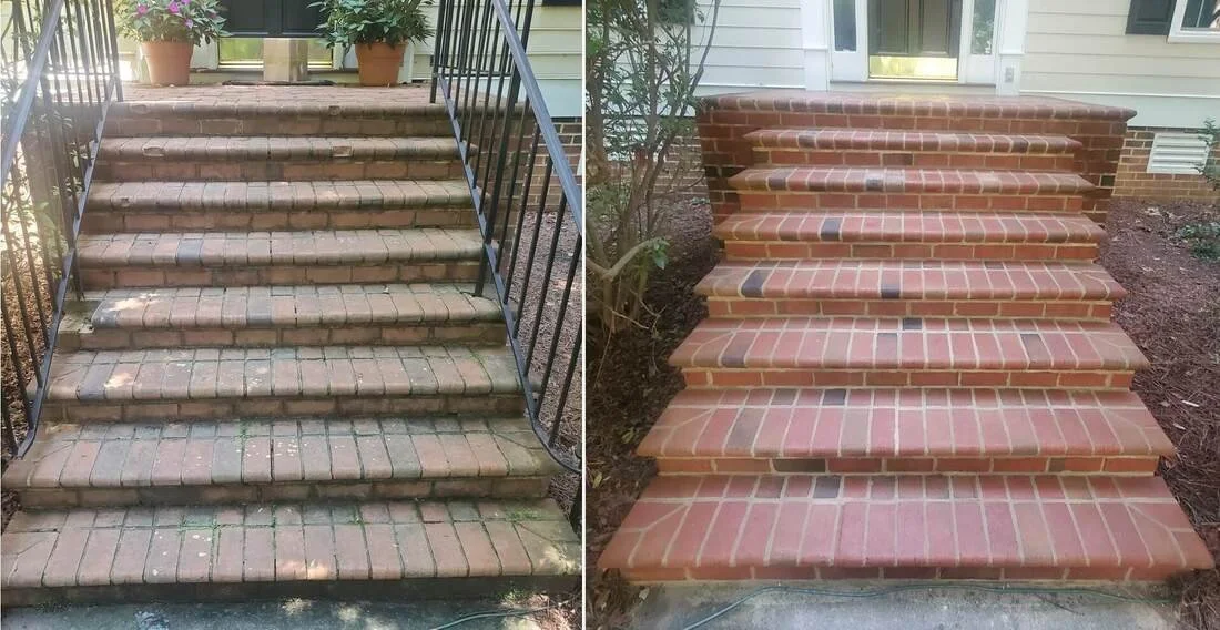 Stonecutter Masonry Front Steps Restoration