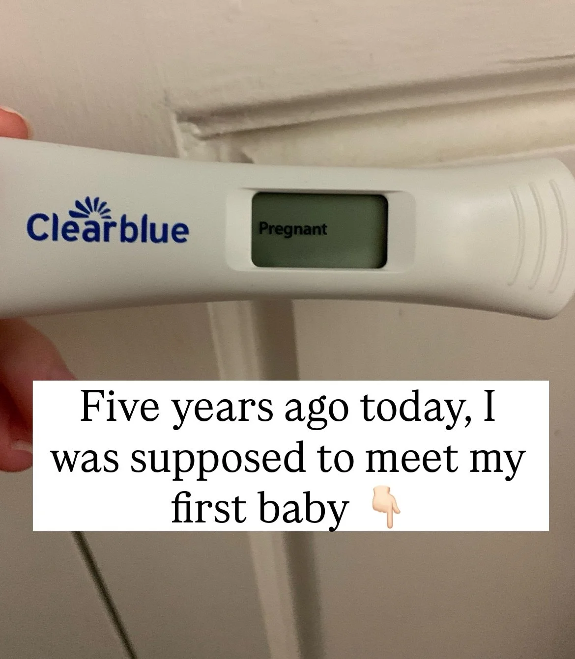 Five years ago today, I was supposed to meet my first baby.

We had been trying to get pregnant for years, and IVF finally gave us hope. Our first embryo transfer worked &mdash; we were elated. We told our family and friends right away because we tru