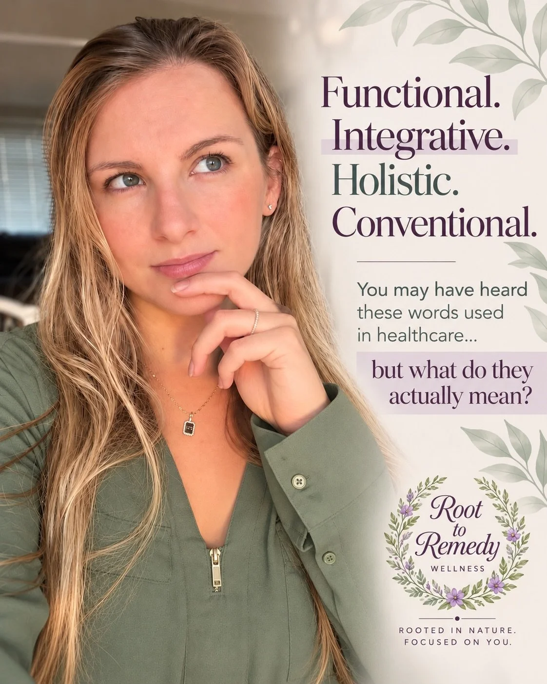 You&rsquo;ve probably heard the words functional, integrative, holistic, and conventional used in healthcare &mdash; sometimes interchangeably.

But they don&rsquo;t all mean the same thing.

For me, the best care isn&rsquo;t about choosing one &ldqu