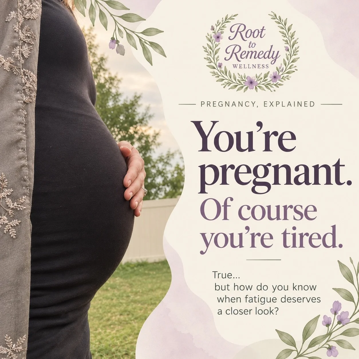 Pregnancy, Explained 🌿 &mdash; Fatigue

&ldquo;You&rsquo;re pregnant. Of course you&rsquo;re tired.&rdquo;

Yes &mdash; fatigue can be a completely normal part of pregnancy. But that doesn&rsquo;t mean every level of fatigue should automatically be 