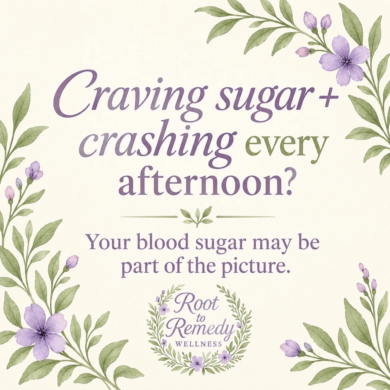 Cravings and energy crashes aren&rsquo;t always a sign that you just need more discipline.

Sometimes they&rsquo;re your body&rsquo;s way of telling you that your current eating pattern, sleep, stress load, or blood sugar regulation could use a close