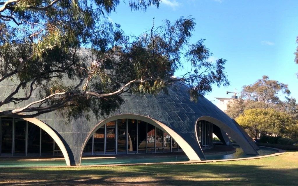 A circular moat surrounds the Shine Dome (Image: Region Canberra)