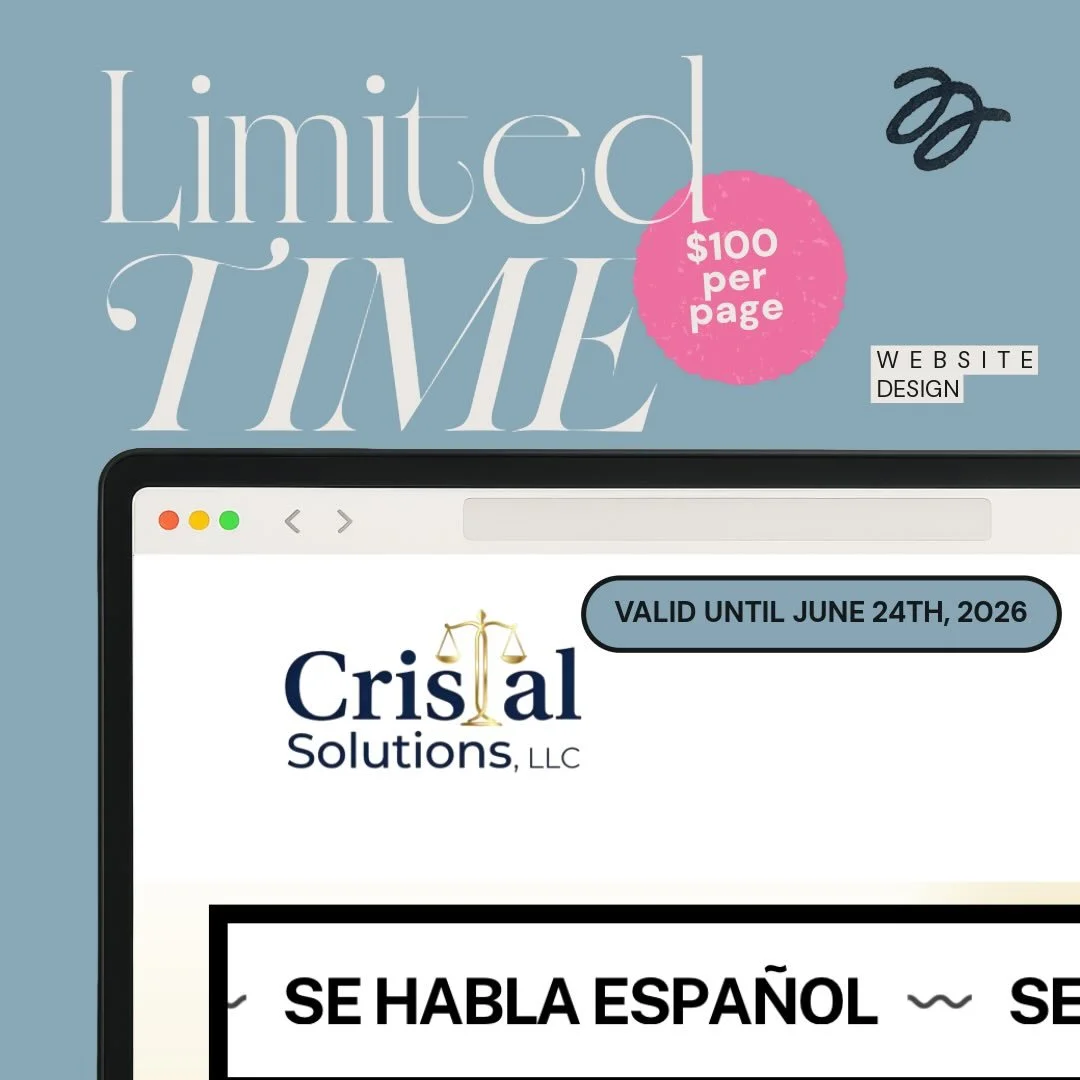👀 Want to see my work in action? Check out a real client website I designed: @cristalsolutions 

Ready to level up your online presence? 🚀

A dedicated website instantly identifies you as a professional across all types of industries, such as in th