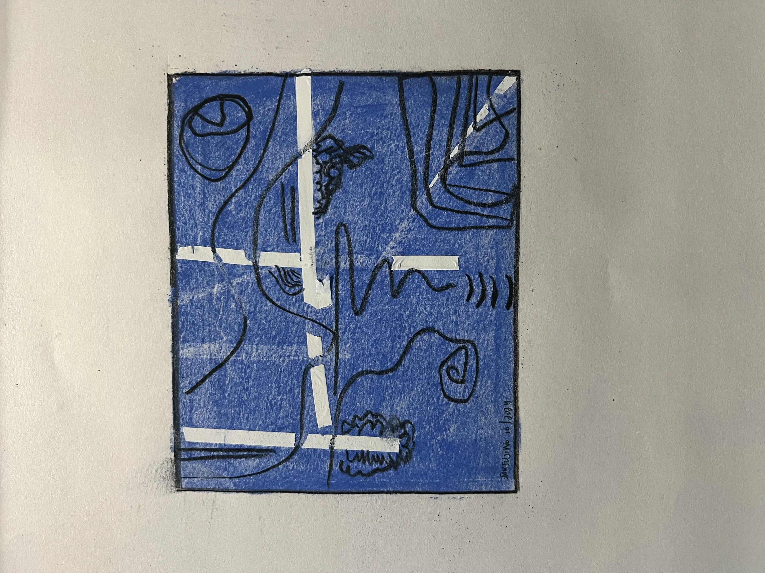 Abstract Blue Vision