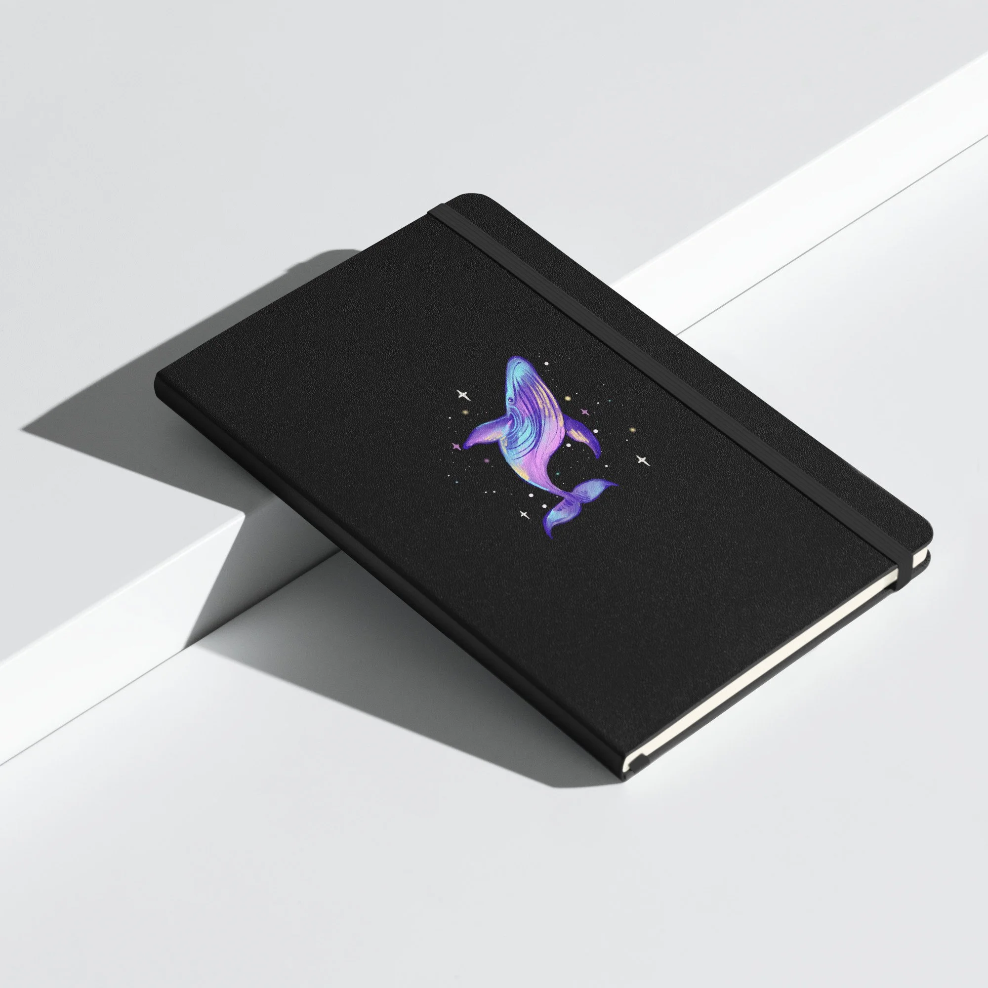 Cosmic Whale - Hardcover Notebook