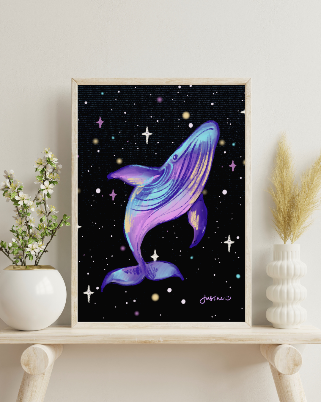 Cosmic Whale - Art Print