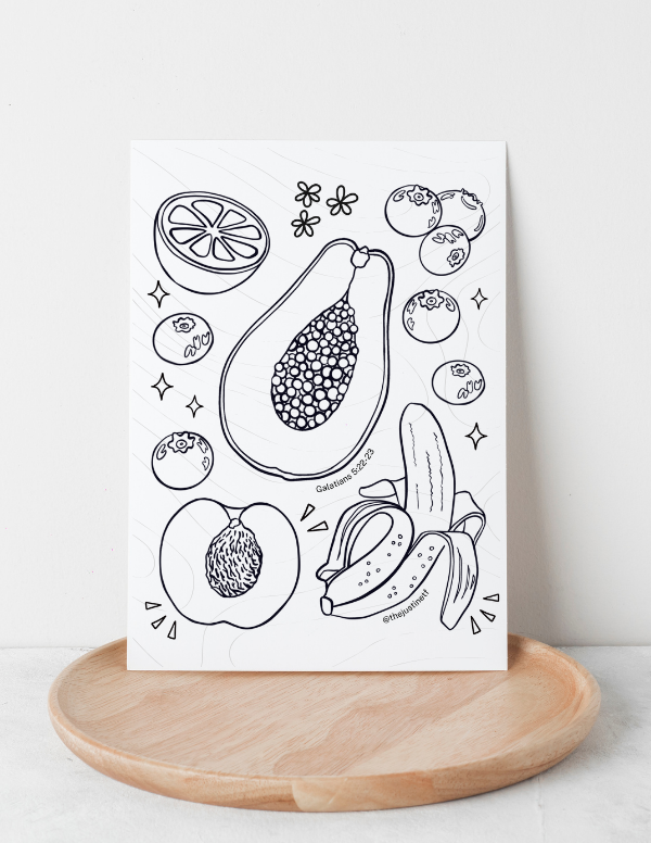 Summer Fruits - Coloring Page [July 2026]