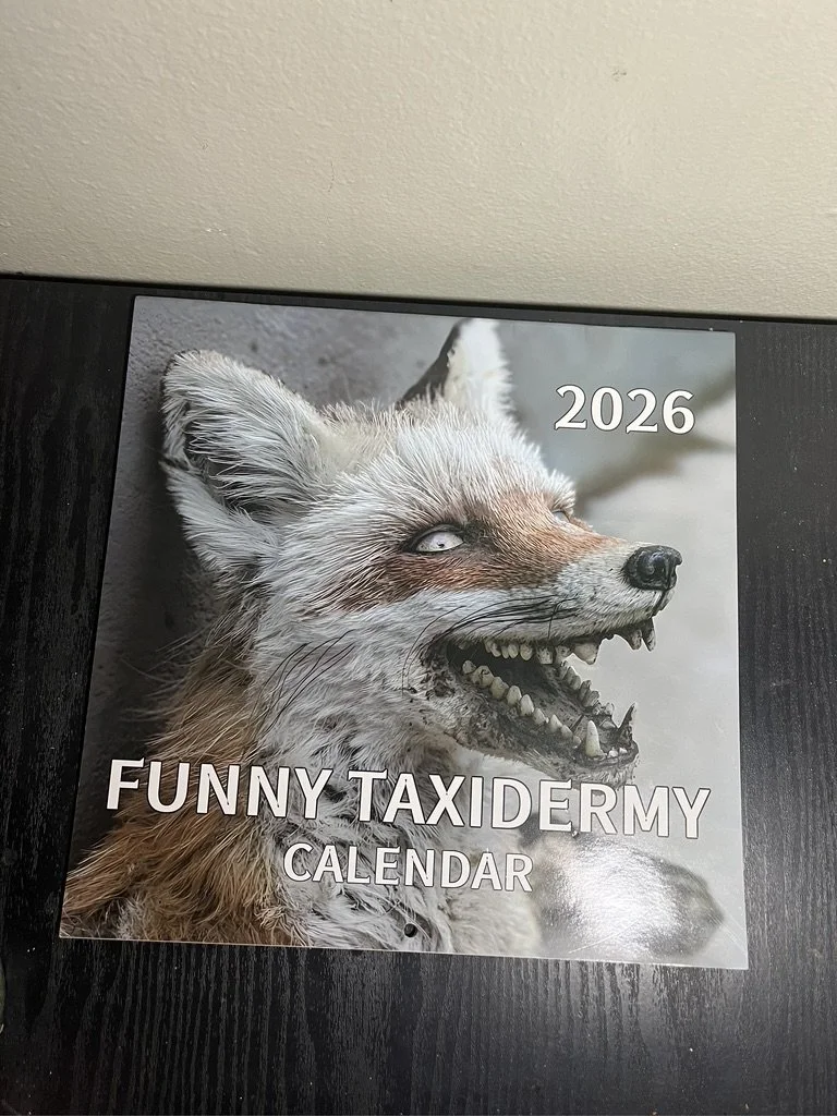 2026 Funny Taxidermy Wall Calendar