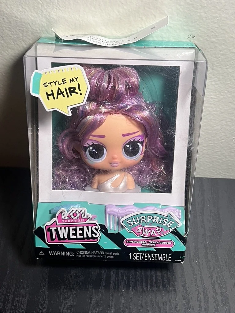 L.O.L. Surprise Tweens Styling Head - Purple Glam