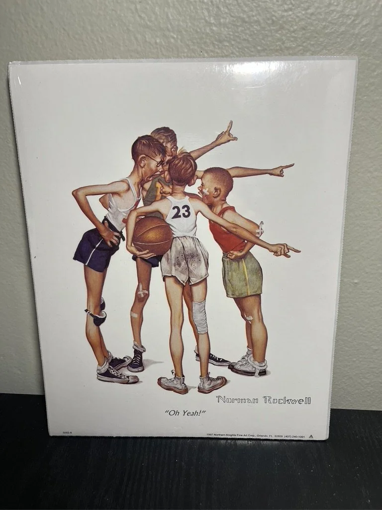 Norman Rockwell 'Oh Yeah!' Classic Art Print