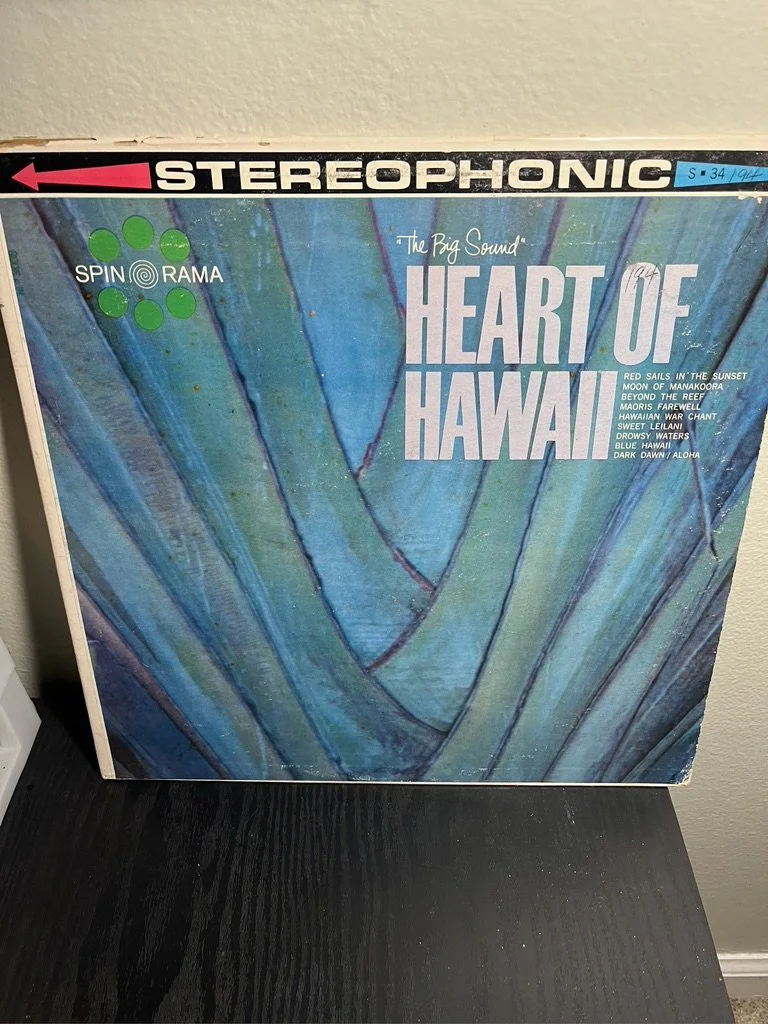 Vintage 'Heart of Hawaii' Vinyl Record