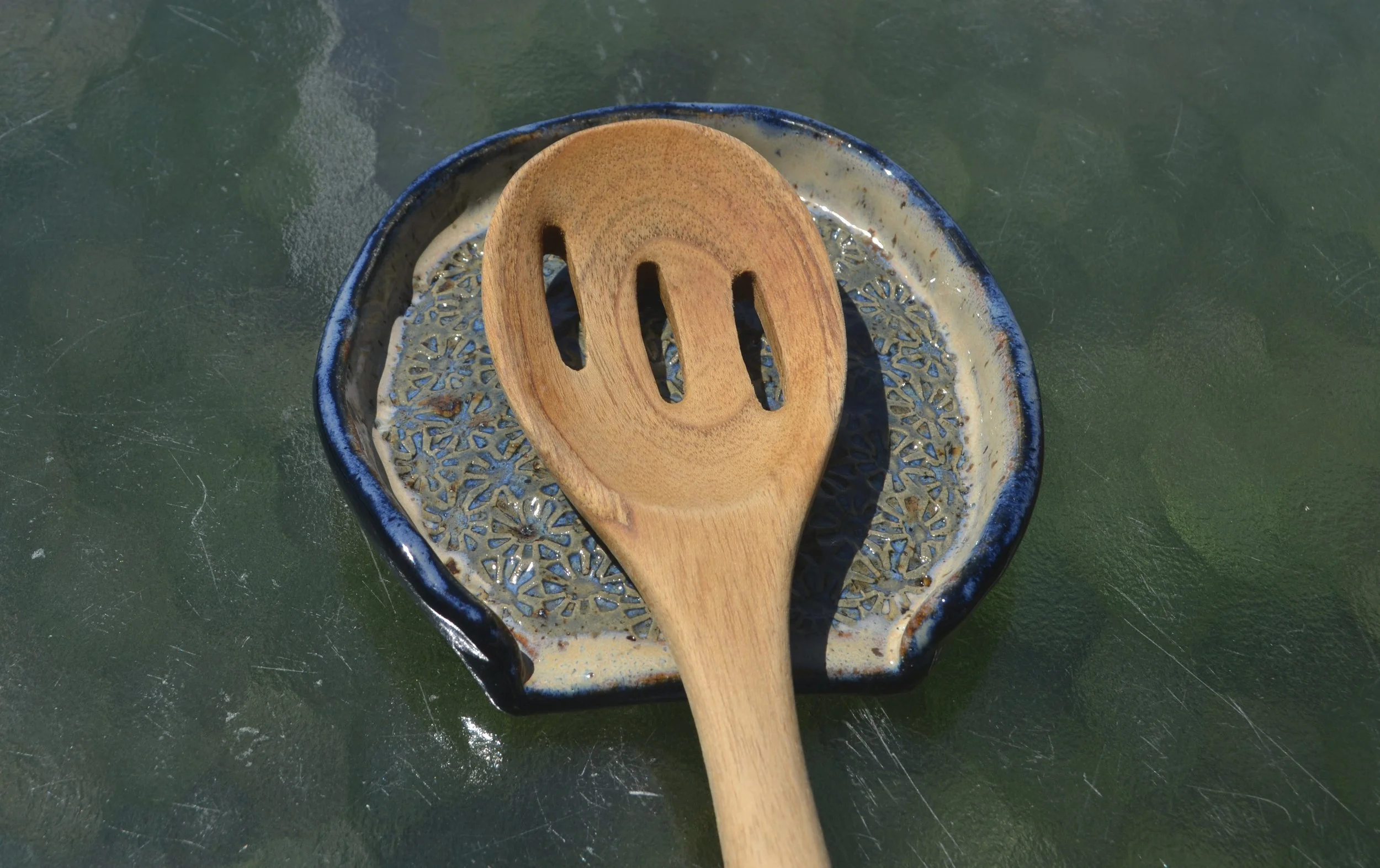 Flowery Spoon Rest