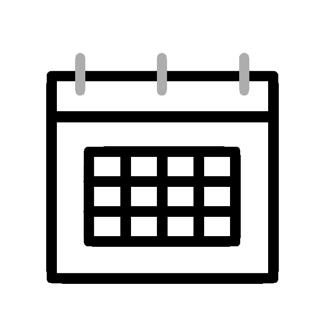 A calendar with a clipboard at the top, showing a specific date marked with a checkmark.