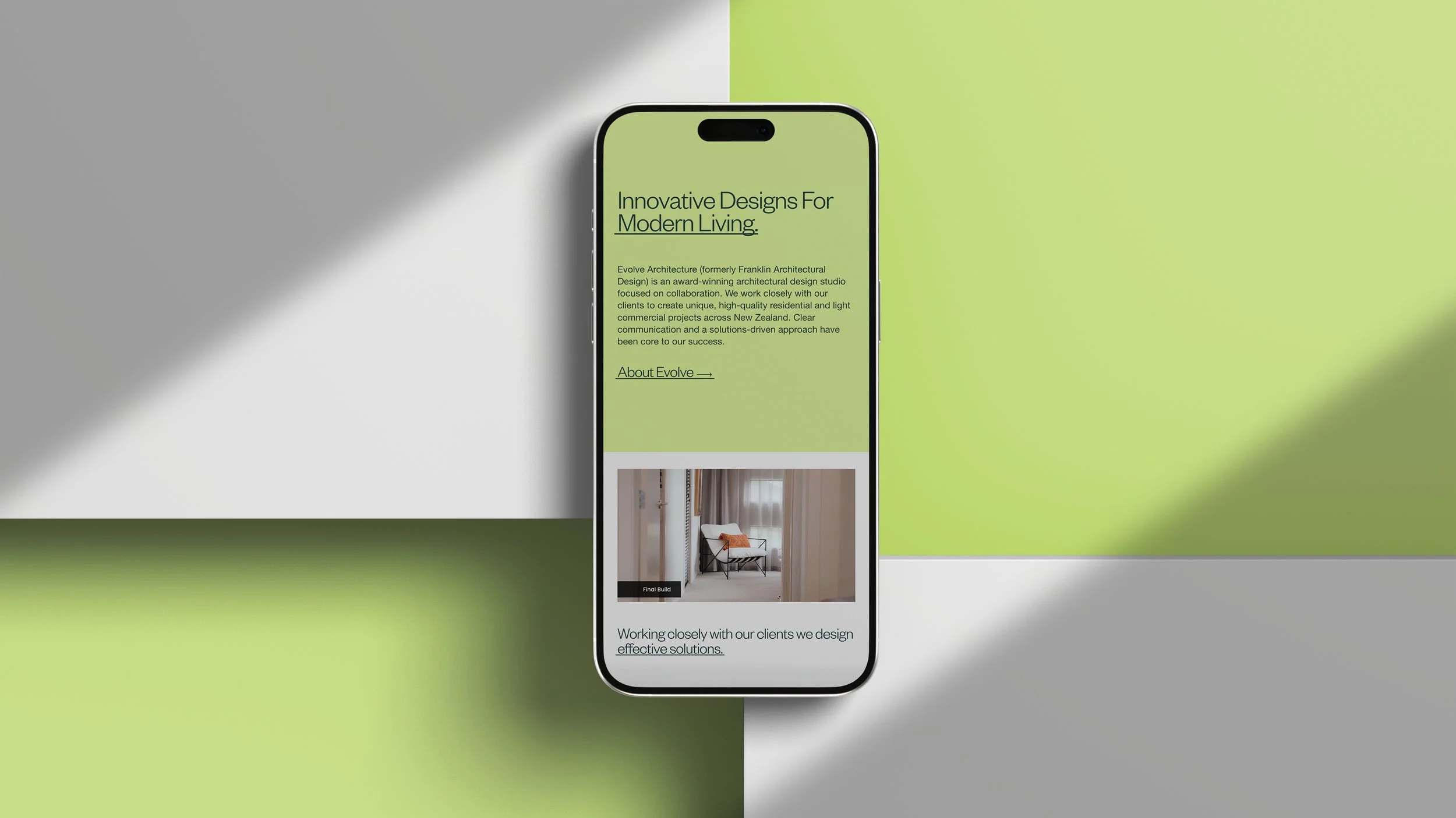 Architecture firm branding and website design in Tauranga, New Zealand, including modern logo and complete brand collateral suite