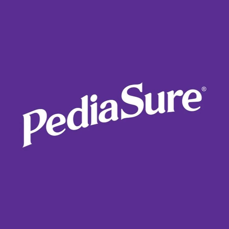 Purple background with white text reading 'PediaSure'