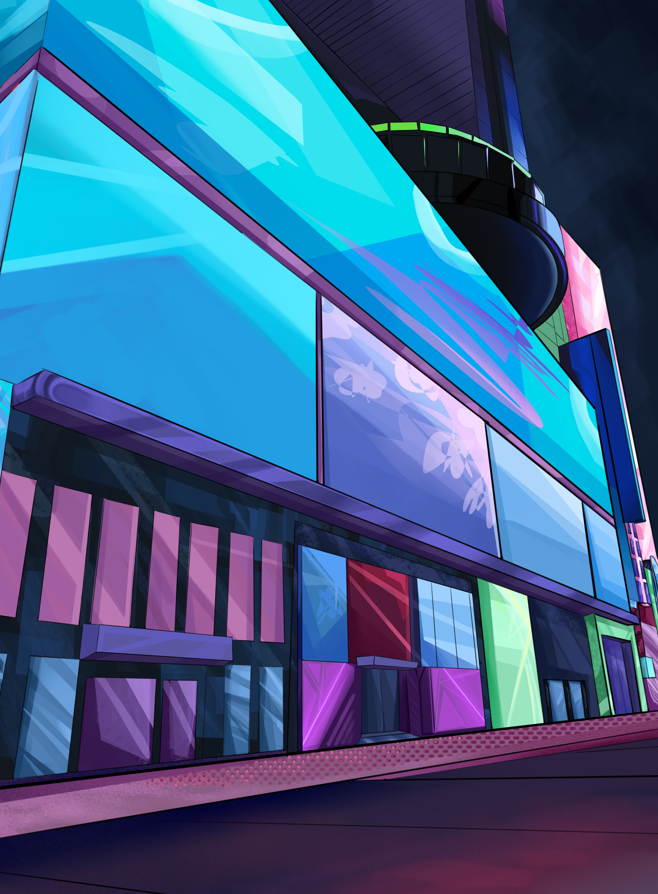  Times Square , 2025. Digital Illustration