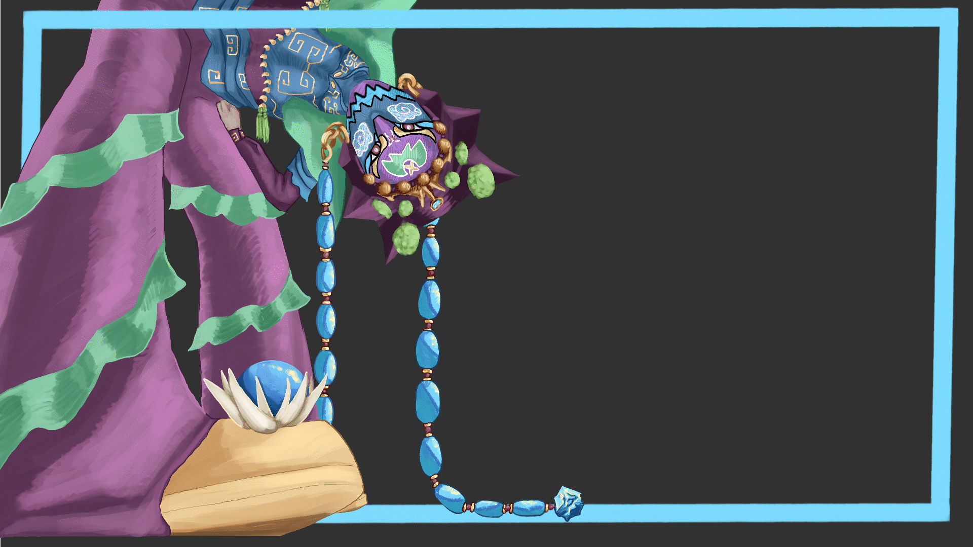  Arcane Bian Lian: Concept , 2025. Digital Illustration [GIF]