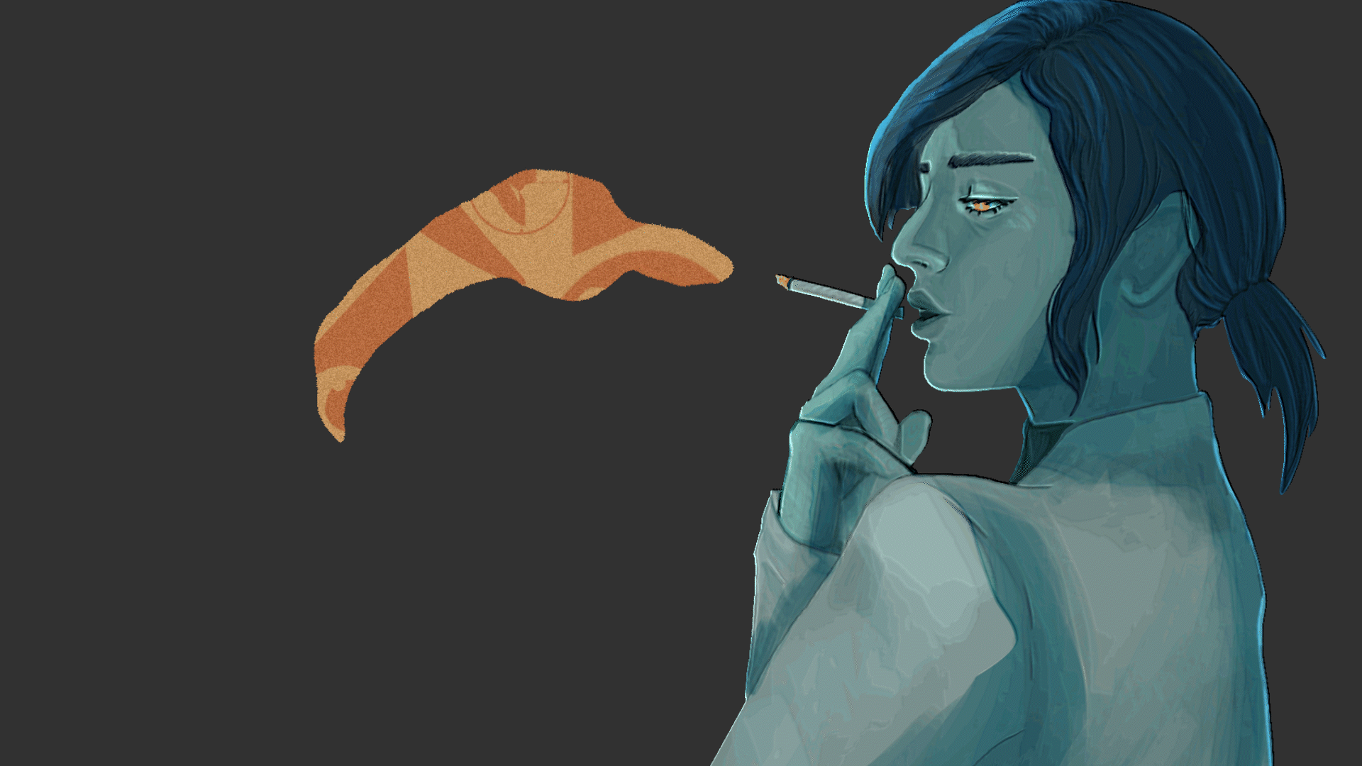  Conspiracy , 2025. Digital Illustration [GIF]