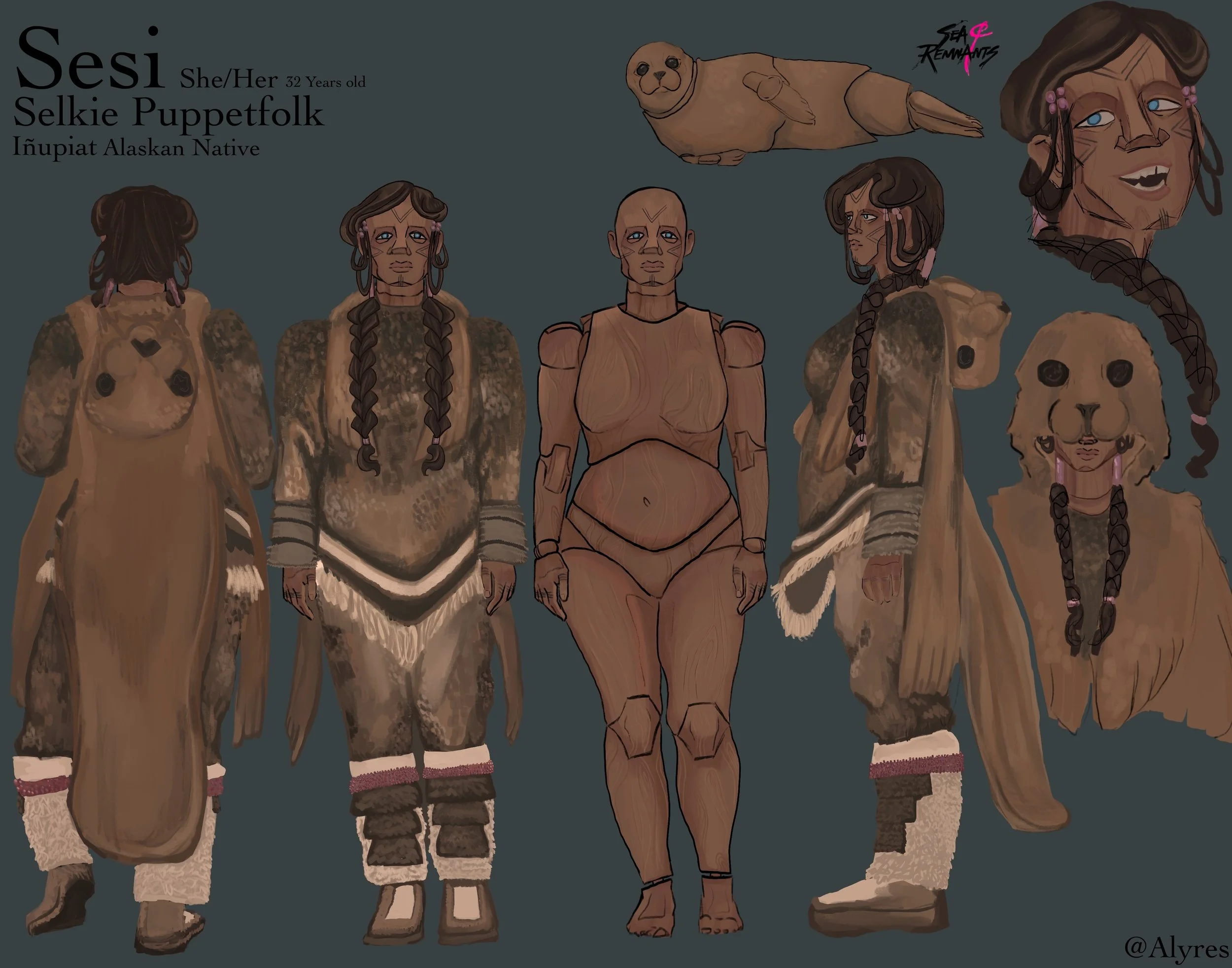  Sea of Remnants Concept: Sesi , 2025. Digital Illustration