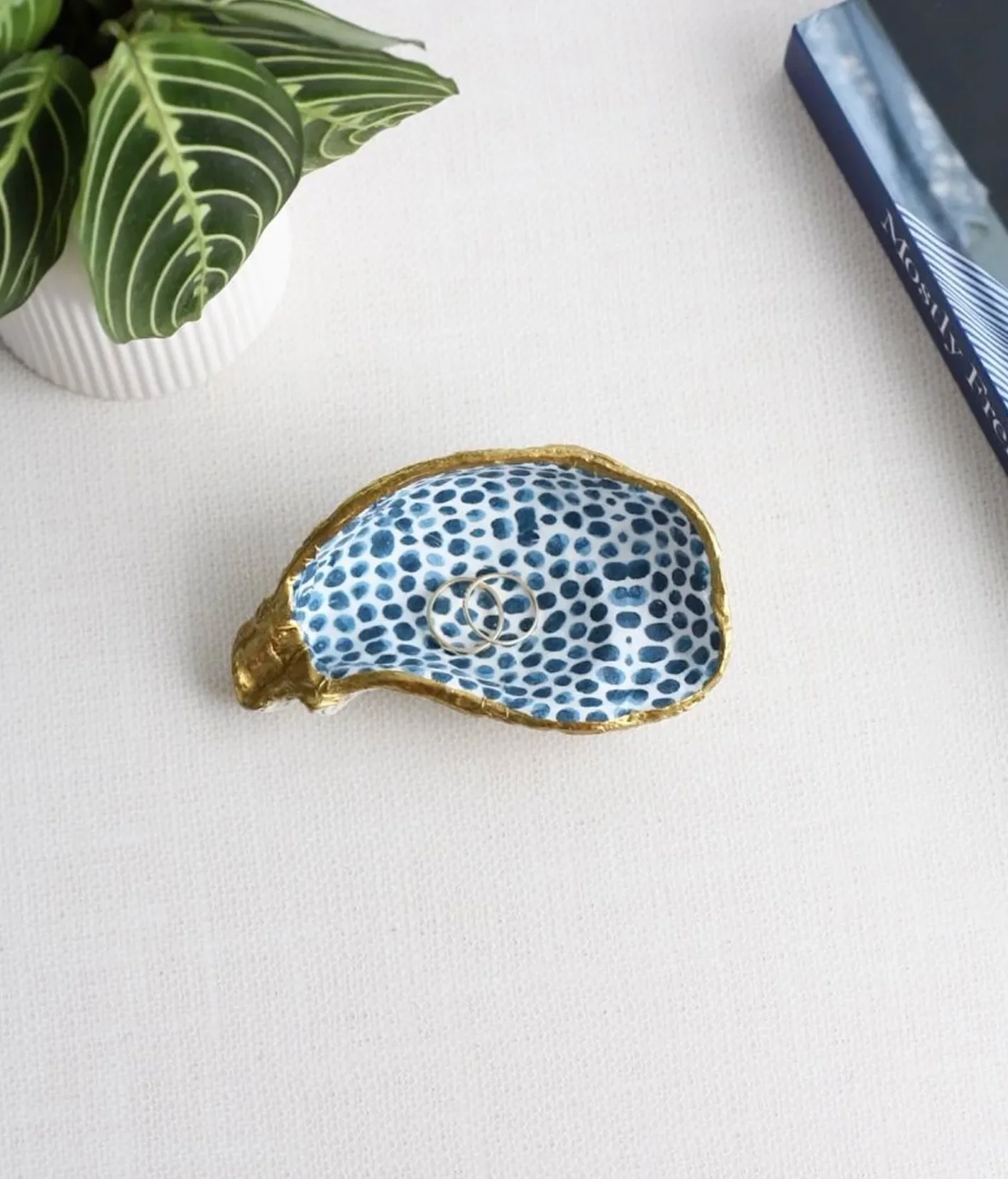 This speckled oyster shell ring dish brings a soft coastal touch to any bedside table, vanity, or kitchen counter. Each shell is one of a kind and handcrafted with care. ✨

#coastaldecor #oystershellart #ringdish #coastalstyle #frenchcoastal