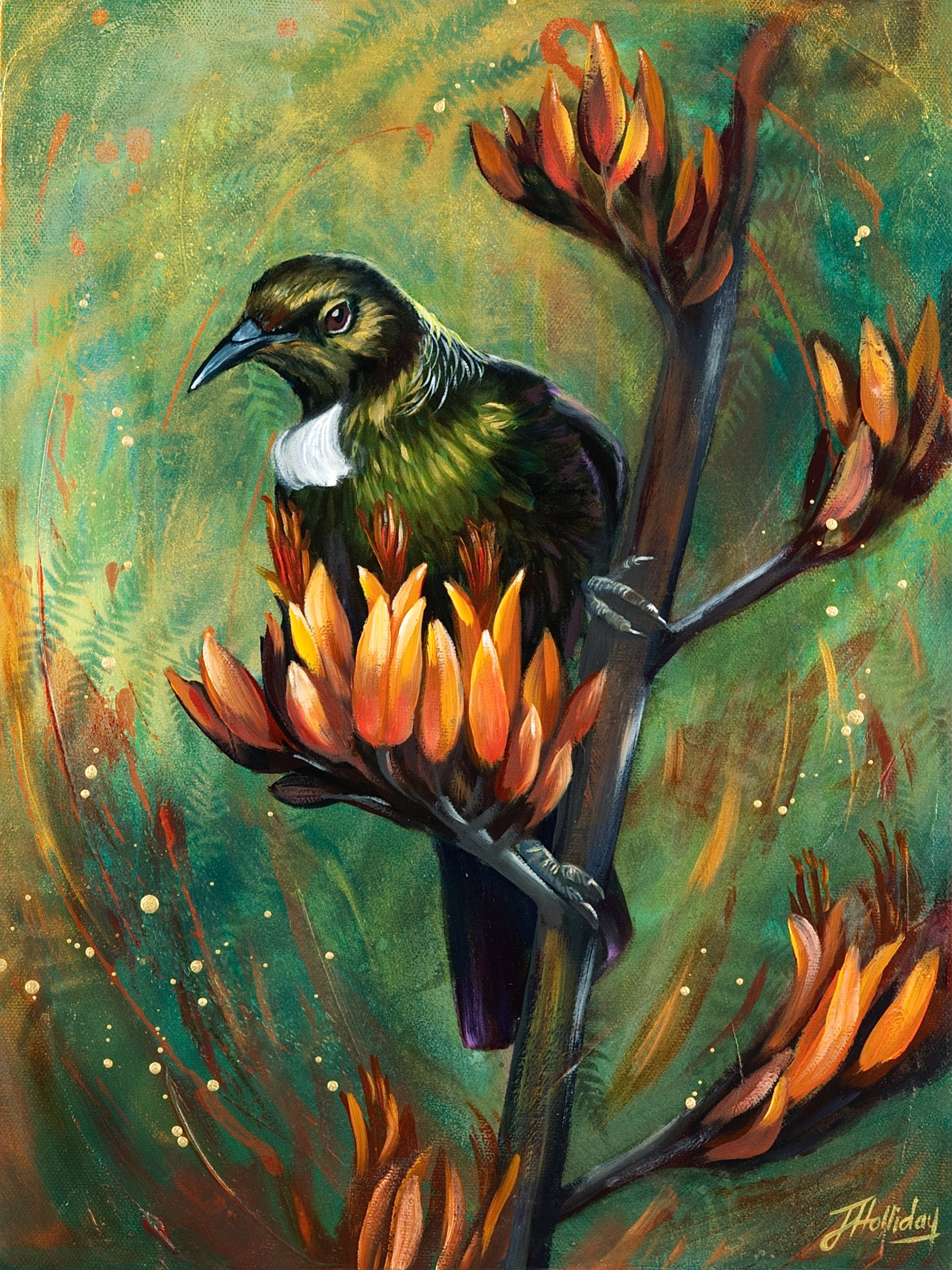 Tui in teasure print.JPG