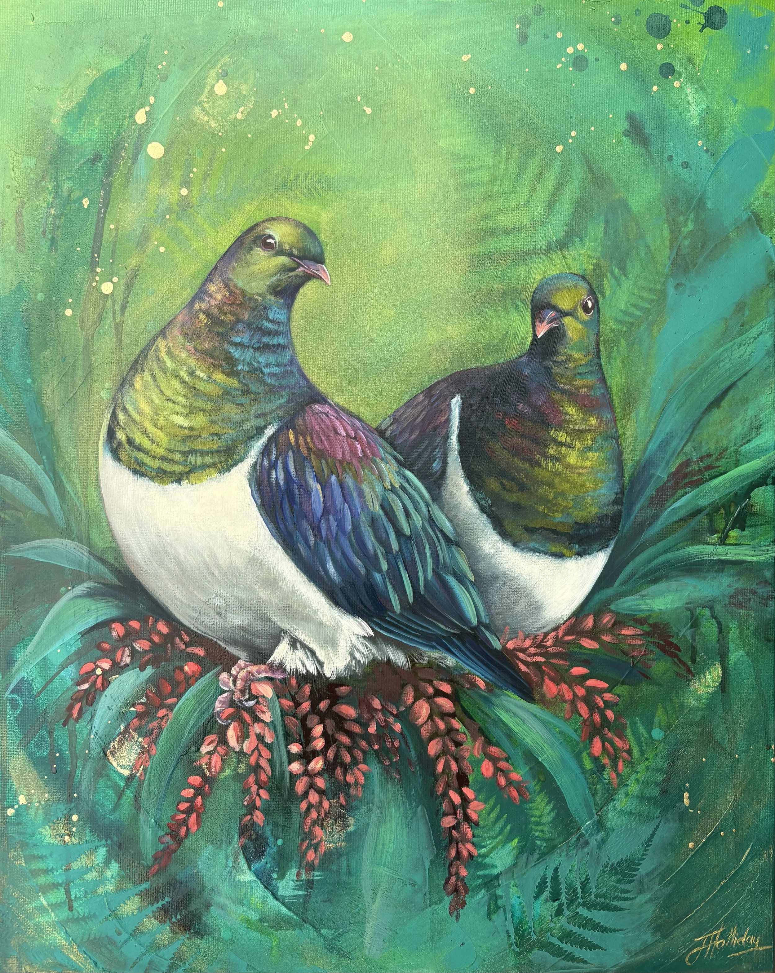 Original - Waiting for the Kererū