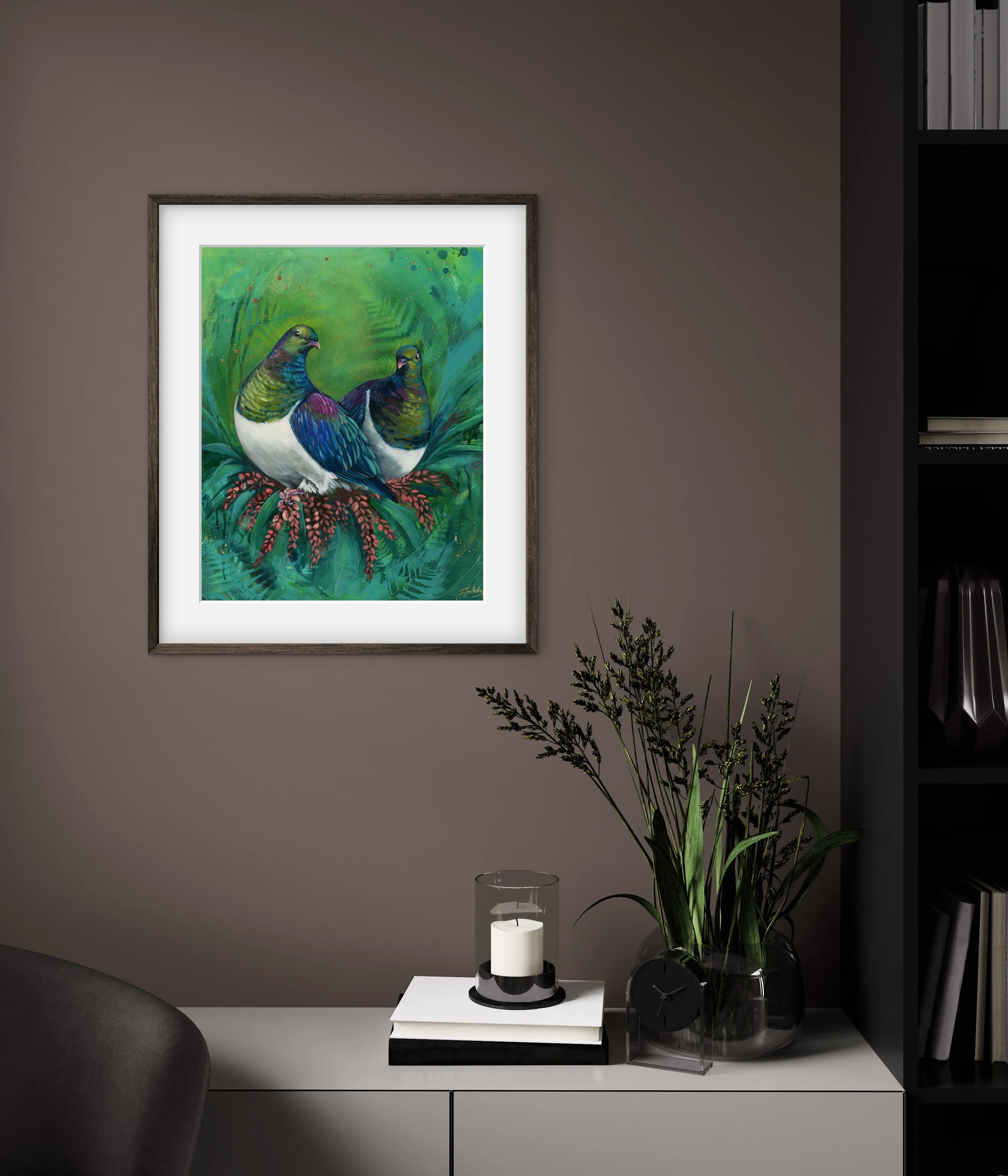 Waiting for the kererū