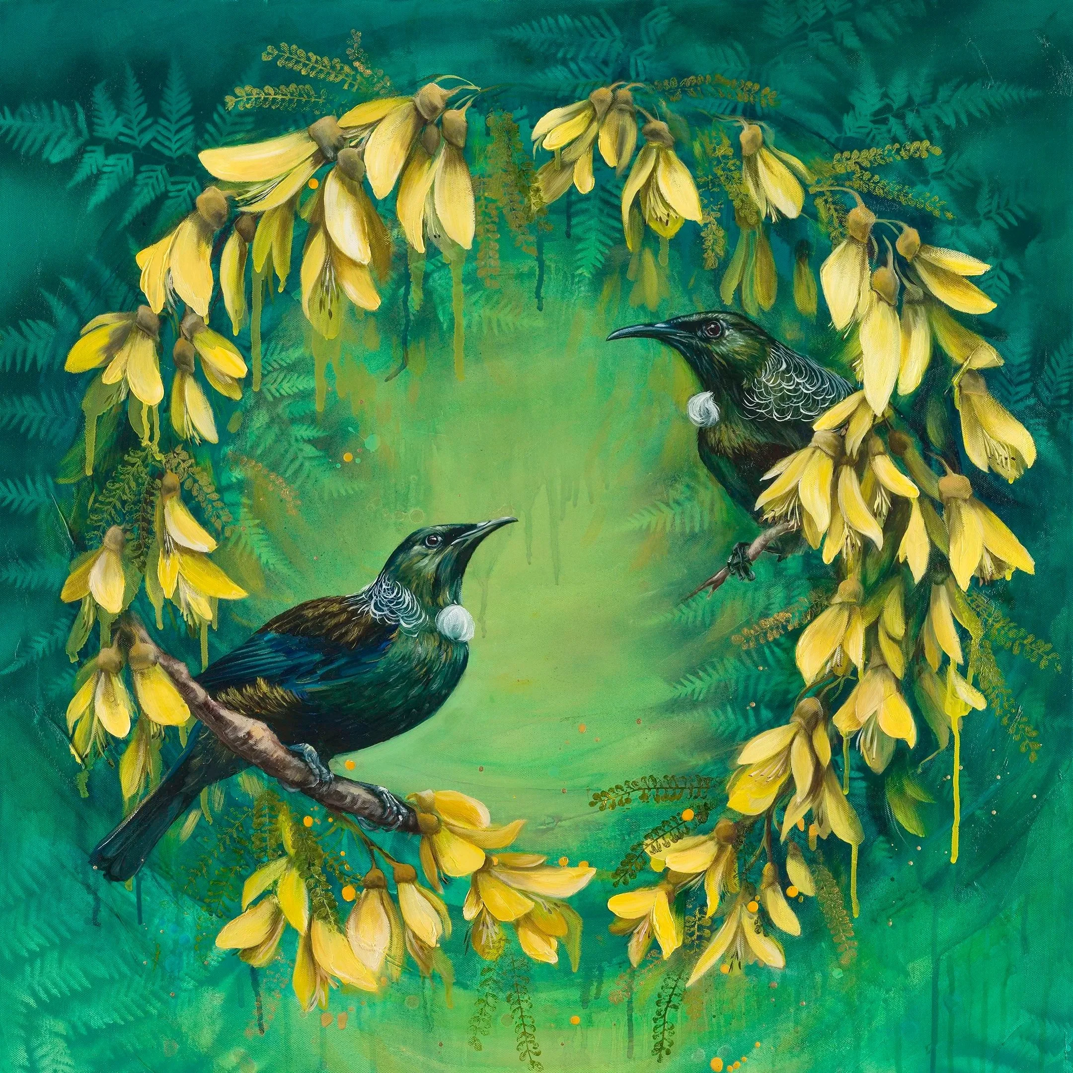 Keepers of the Kōwhai - Giclée Art Print