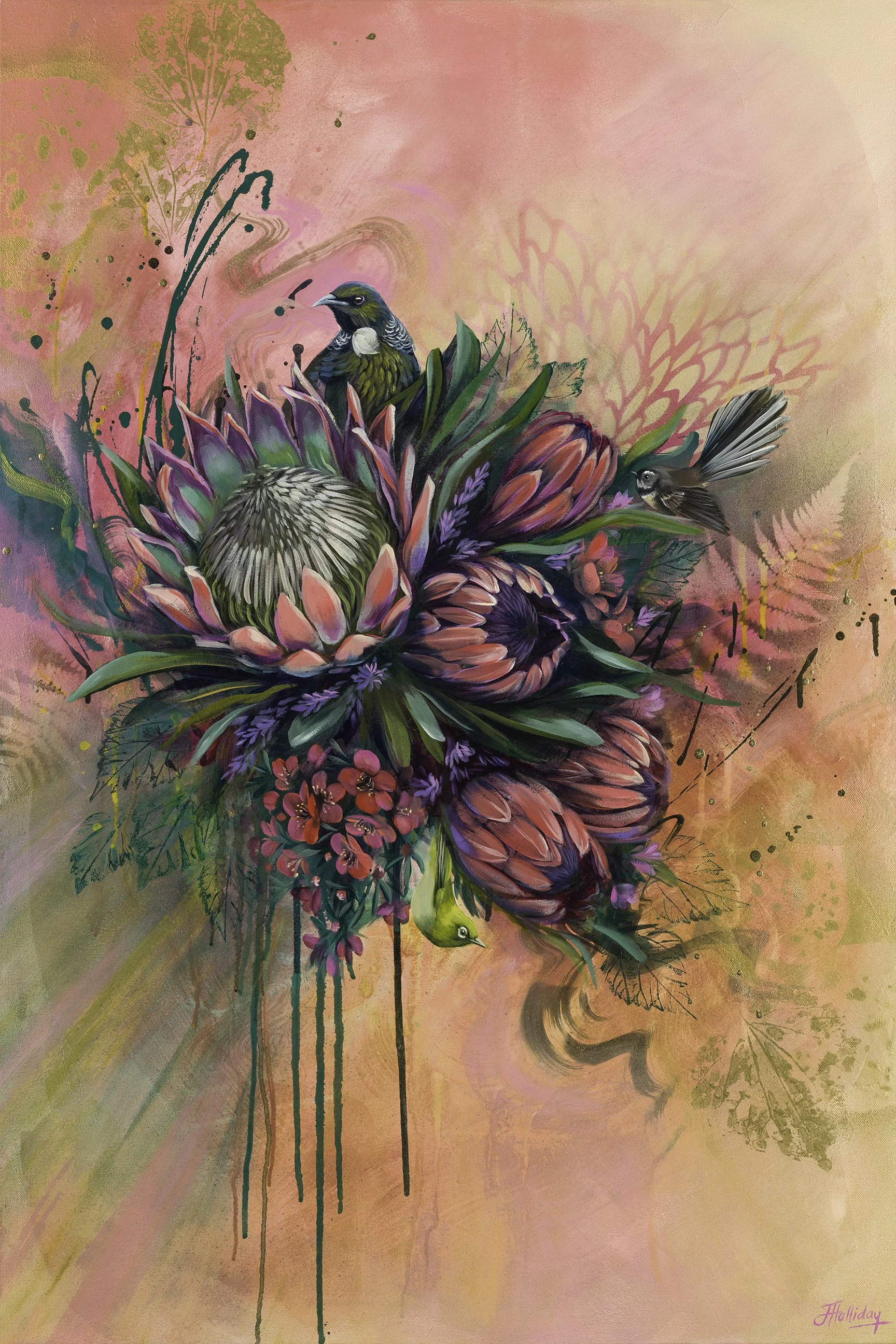 Harmony in Bloom - Limited Edition Giclée Fine Art Paper Print