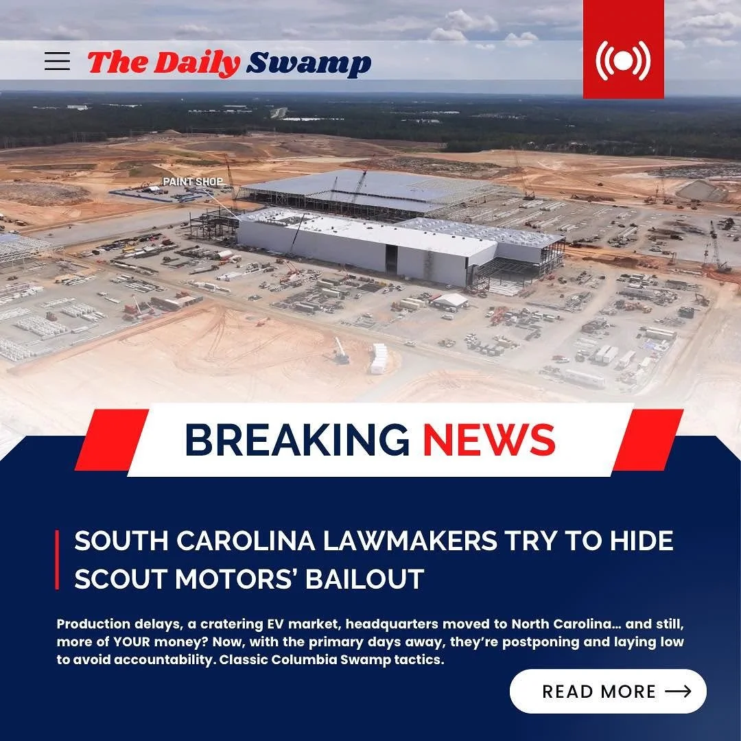 Taxpayers on the Hook Again: Chris Wooten Voted to Hide Millions in Corporate Welfare to Scout Motors