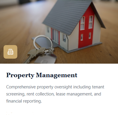 Model house with a set of house keys on a wooden surface, representing property management.