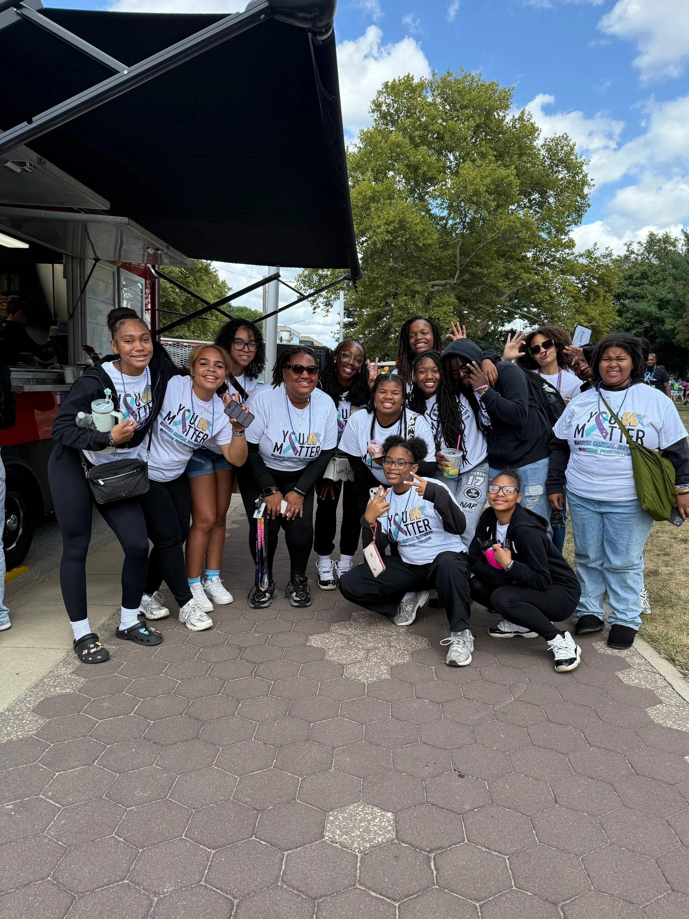 Warren Central Girls Flag Football (suicide prevention walk 2025)