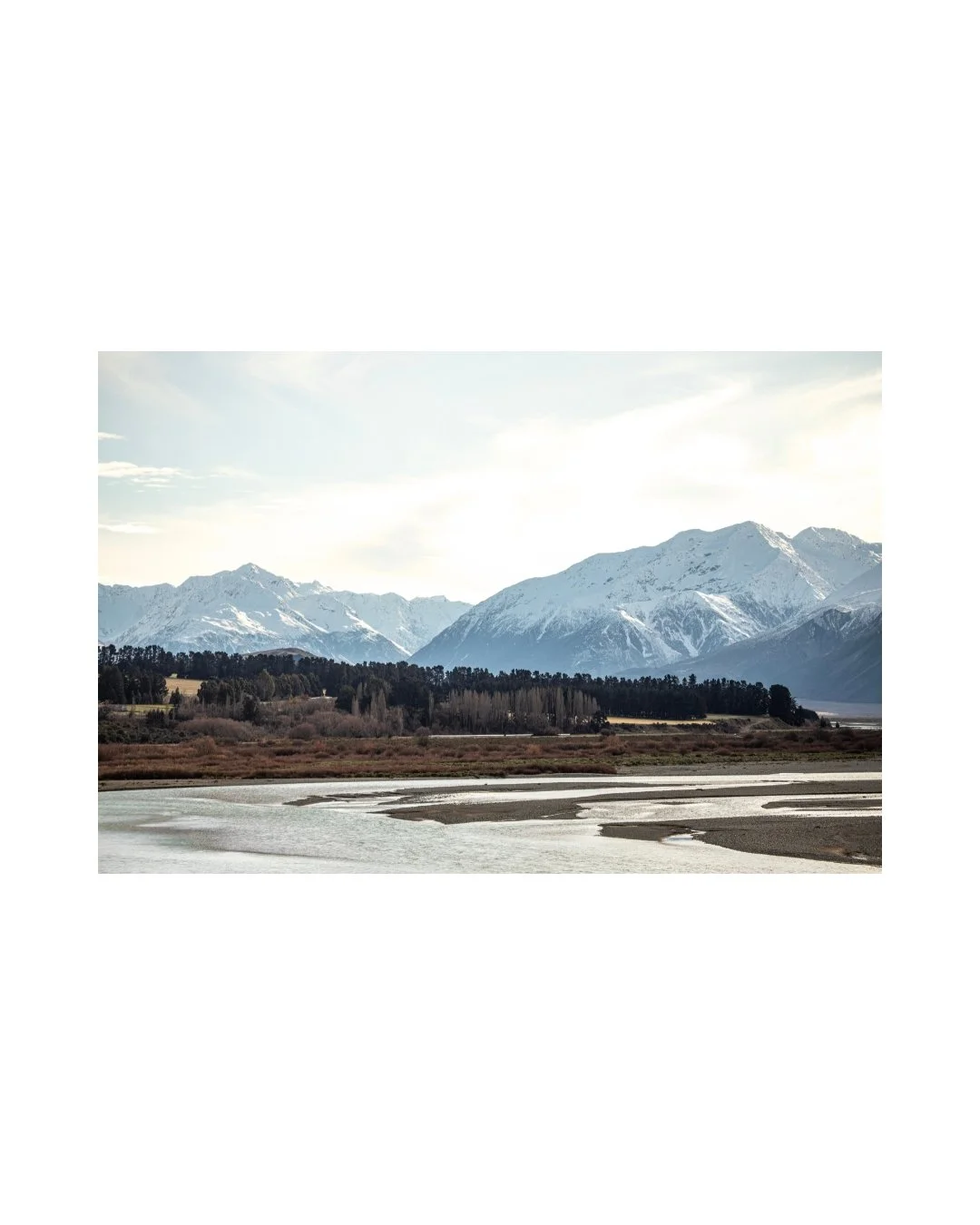 Into The Rakaia Gorge - Unframed Print