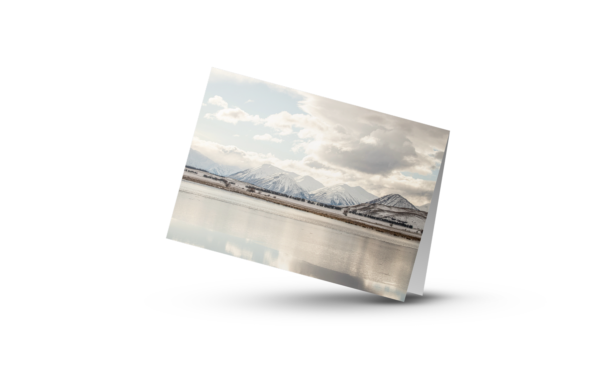 Winter Morning Light in the Ashburton Gorge - Card