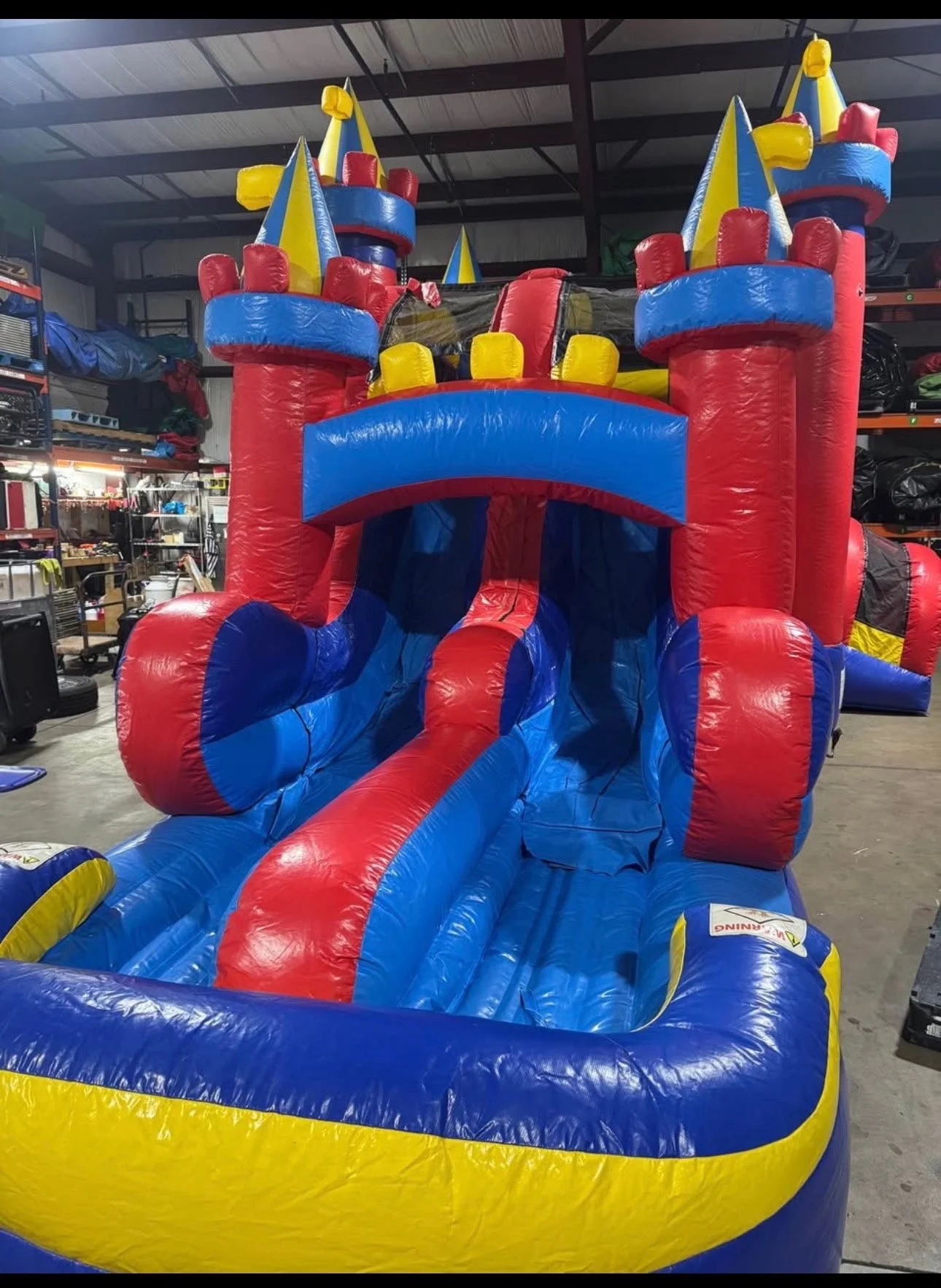 Combo Double Water Slide - 6 Tower Castle
