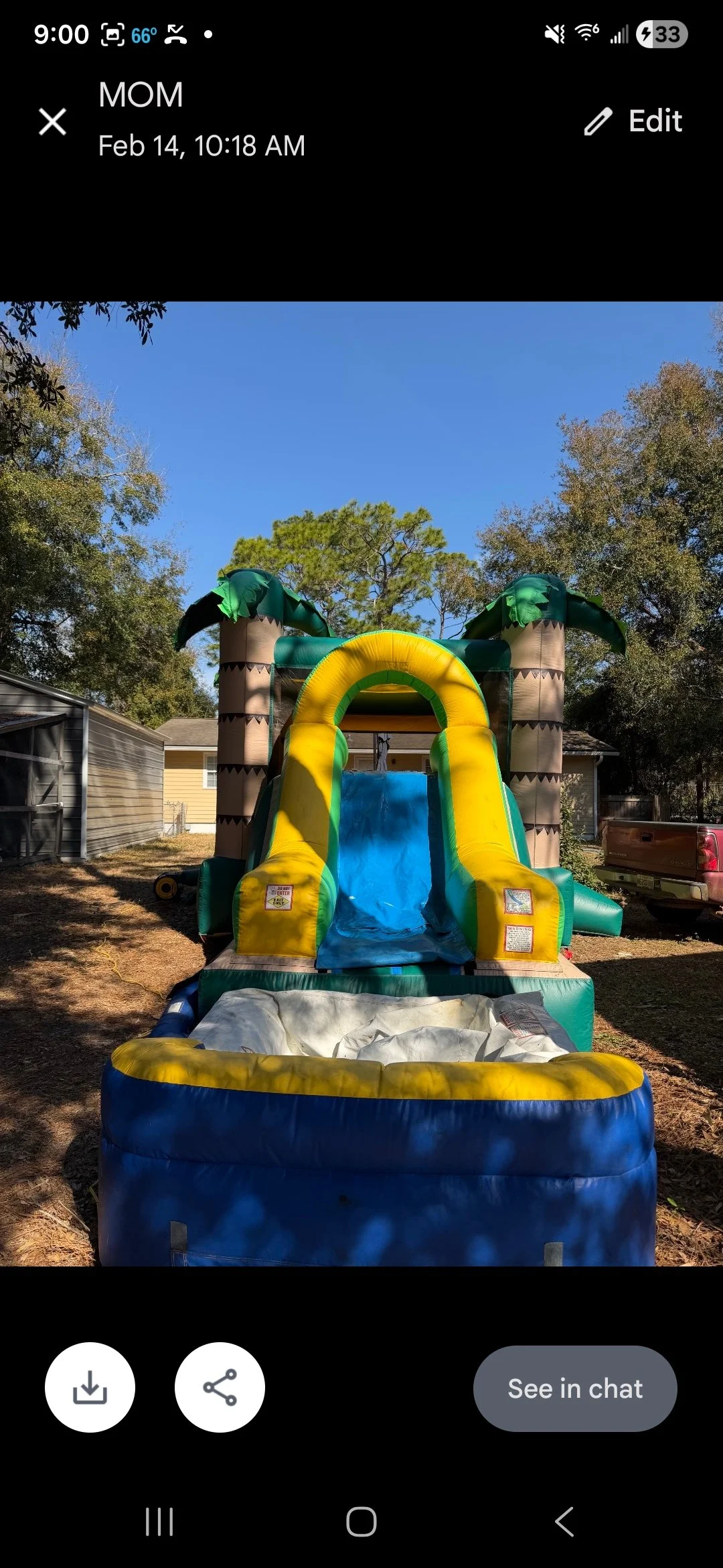 TIKI 2 - WATER SLIDE AND POOL COMBO
