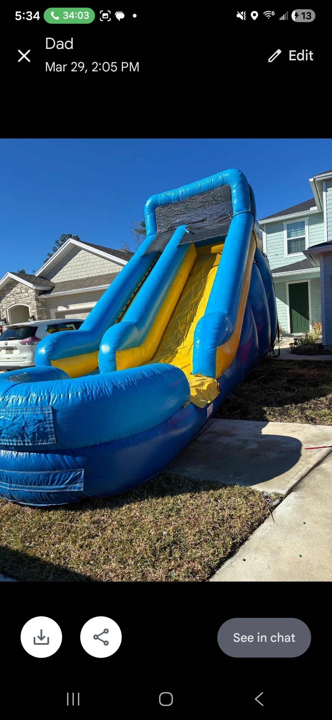 15 ft Water Slide